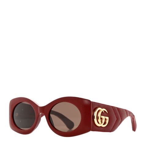 gucci 0810|GUCCI Acetate Frame GG Marmont Logo Sunglasses GG0810S .